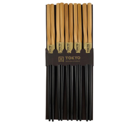 Tokyo Design Studio 5 sets of chopsticks Black Twist