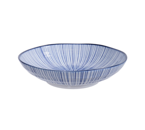 Tokyo Design Studio Bord 21x5.2cm met streeppatroon