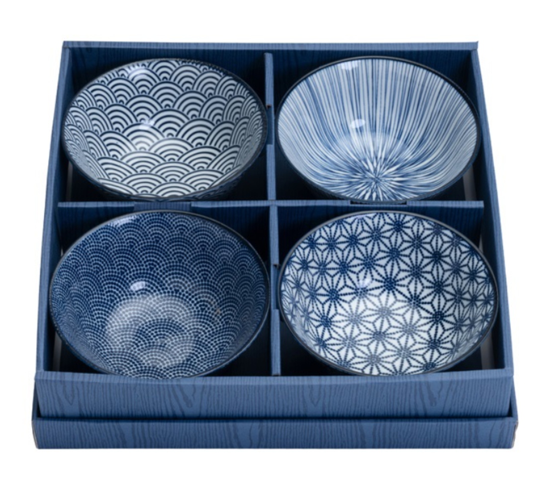 Tokyo Design Studio 4 kommen 15.2x6.7cm 500ml in giftbox