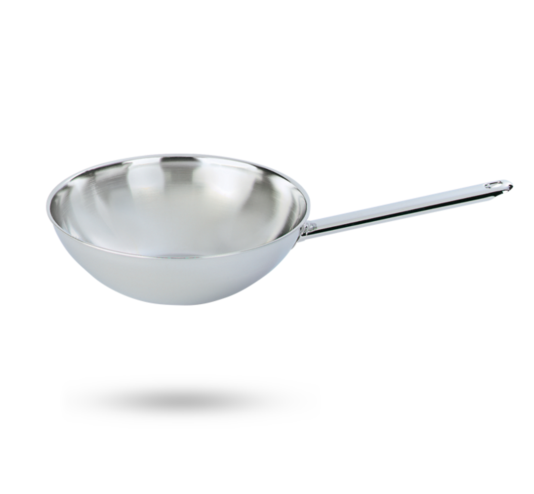 Demeyere Apollo 7 wok vlakke bodem 26cm Demeyere Apollo 7 wok vlakke bodem 26cm