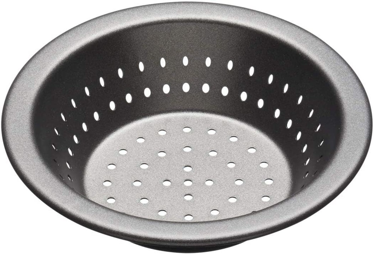 Masterclass Non-stick perforated pie dish 10cm