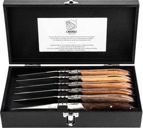 Laguiole style de vie 6 steak knives various woods Laguiole style de vie 6 steak knives various woods