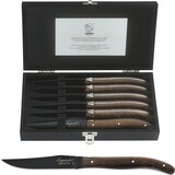 Laguiole style de vie 6 steak knives wenge