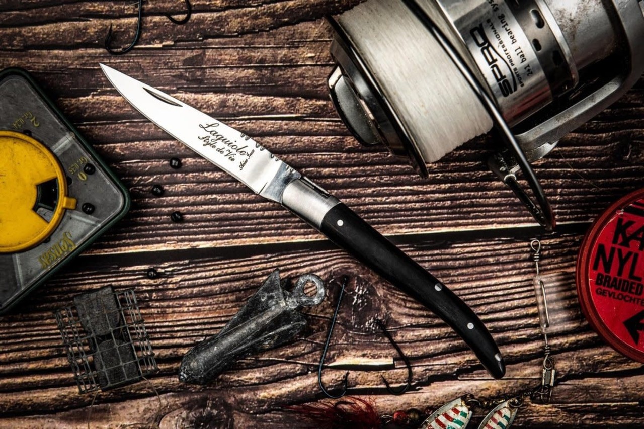 Laguiole style de vie Klapmes ebbenhout