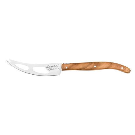 Laguiole style de vie Set of 3 cheese knifes with olive wood handles in gift box Laguiole style de vie Set of 3 cheese knifes with olive wood handles in gift box
