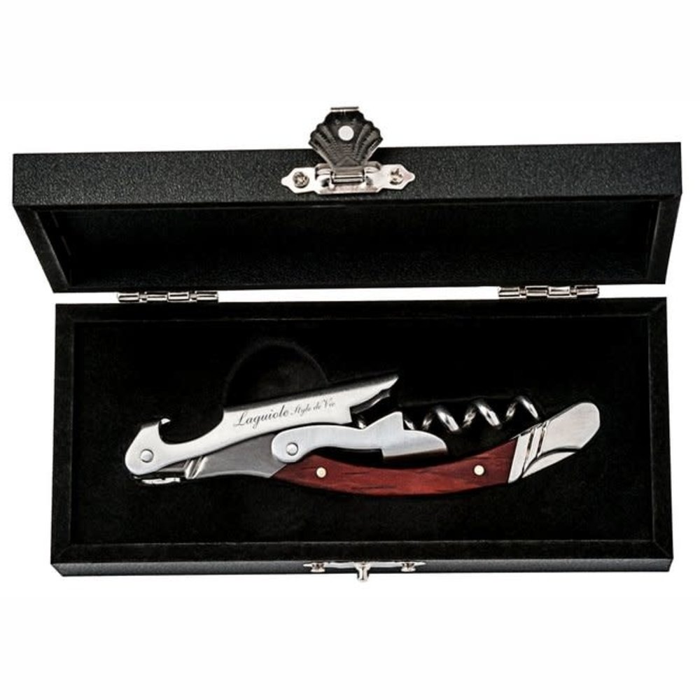 Laguiole style de vie Corkscrew / waiter's friend rosewood in gift box Laguiole style de vie Corkscrew / waiter's friend rosewood in gift box