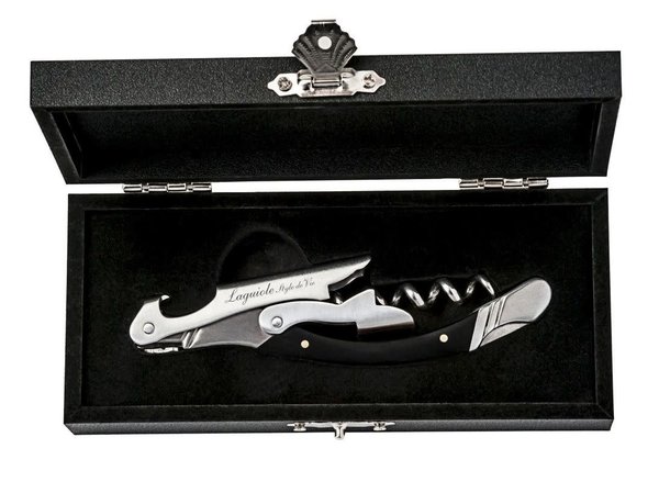 Laguiole style de vie Corkscrew / waiter's friend ebony in gift box