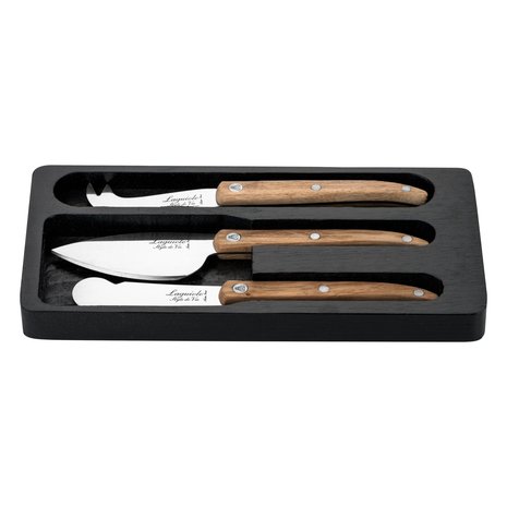 Laguiole style de vie Cheese knife set “Innovation Line” oak Laguiole style de vie Cheese knife set “Innovation Line” oak