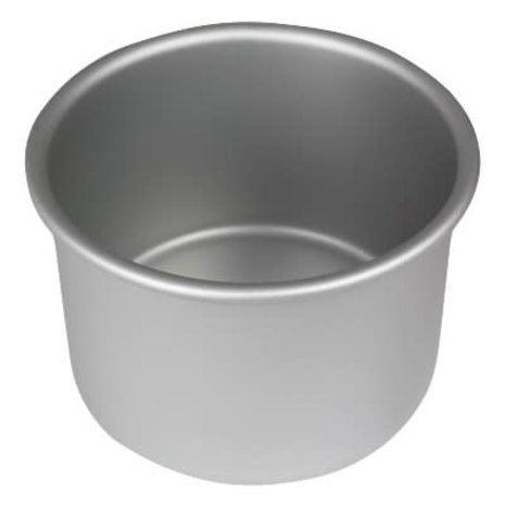 Decora Naadloze geanodiseerd aluminium professionele ronde bakvorm, 10 x 7.5 cm