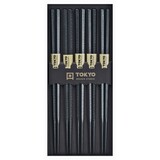 Tokyo Design Studio 5 paar vijfhoekige eetstokjes Tokyo Design Studio 5 paar vijfhoekige eetstokjes