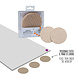Decora Anti-slip discs to stop the work surface sliding, ⌀9 cm, 10 pieces Decora Anti-slip discs to stop the work surface sliding, ⌀9 cm, 10 pieces