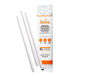 Decora 8 cake rods for tier cakes 8mm Decora 8 cake rods for tier cakes 8mm