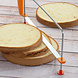 Decora Adjustable cake leveler with serrated stainless steel blade, 44.5 cm