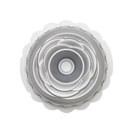 Decora Antiaanbak stalen tulbandvorm in rozenvorm, ⌀20 x 8 cm