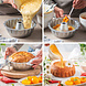 Decora Antiaanbak stalen tulbandvorm in rozenvorm, ⌀20 x 8 cm