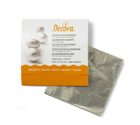Decora Chocolate wrapping foil, silver Decora Chocolate wrapping foil, silver