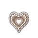 Decora Die-cast aluminum non-stick mini cake mold, Beatrice design, 16 x 16 x 6 cm Decora Die-cast aluminum non-stick mini cake mold, Beatrice design, 16 x 16 x 6 cm