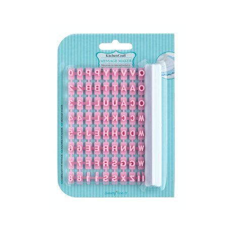 Alphabet message maker for fondant Alphabet message maker for fondant