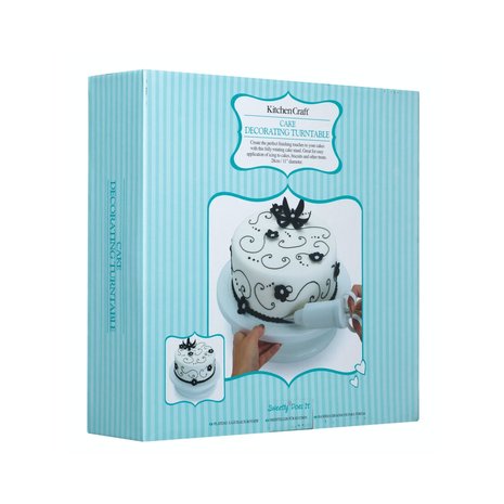 Kitchencraft Draaibaar kunststof taartplateau 28cm Kitchencraft Draaibaar kunststof taartplateau 28cm