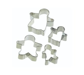 Kitchencraft 4 gingerbread man cutters Kitchencraft 4 gingerbread man cutters