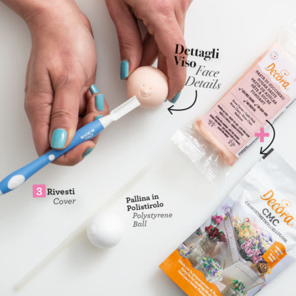 Decora 2-sided modelling tool (ribbon/smile) Decora 2-sided modelling tool (ribbon/smile)