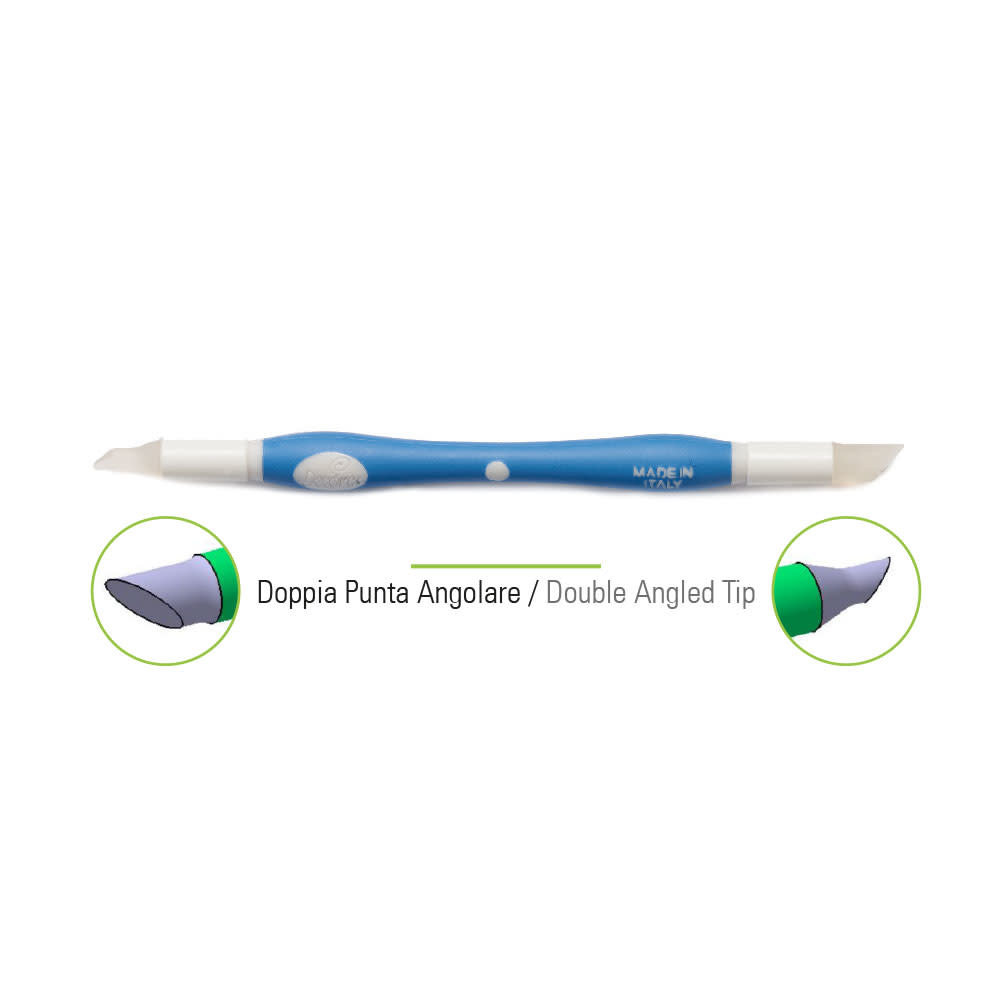 Decora 2-sided silicone modelling tool (slanted point)