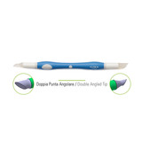 Decora Double-ended silicone modeling tool, angular