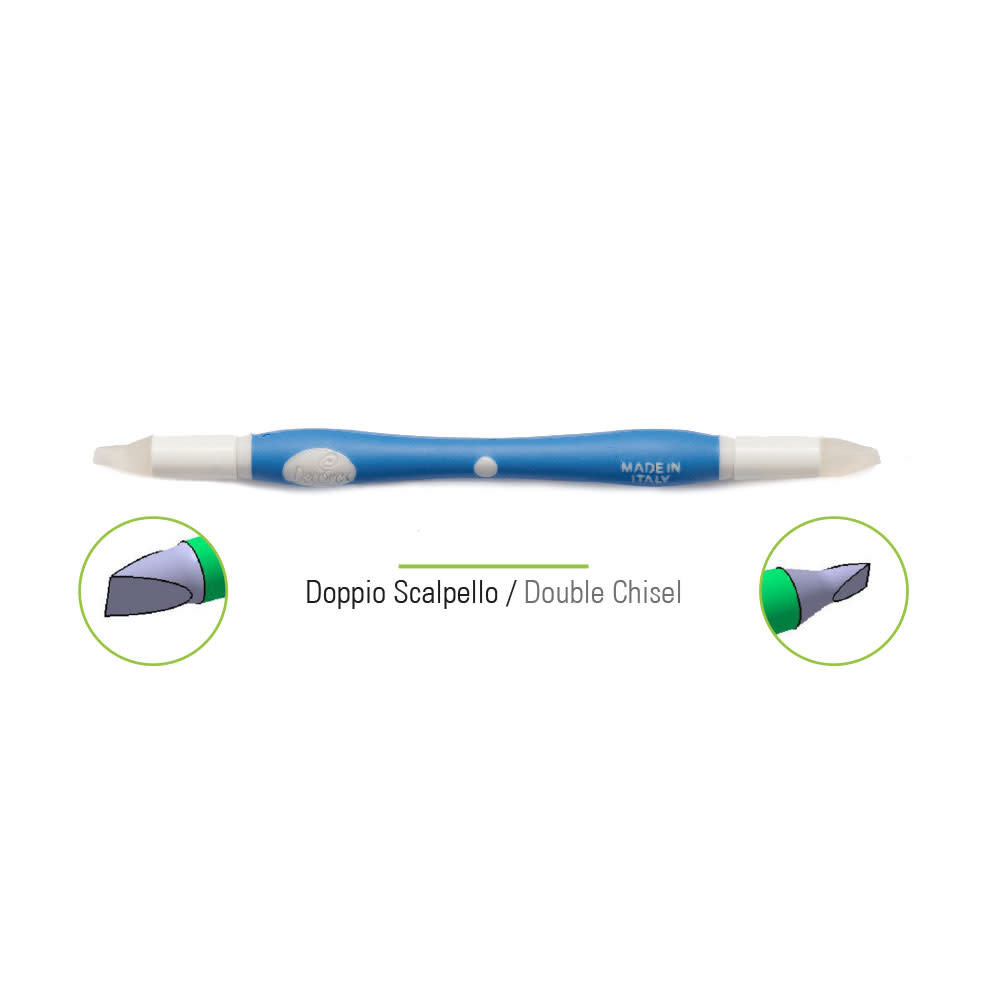 Decora 2-sided silicone modelling tool (chisel)