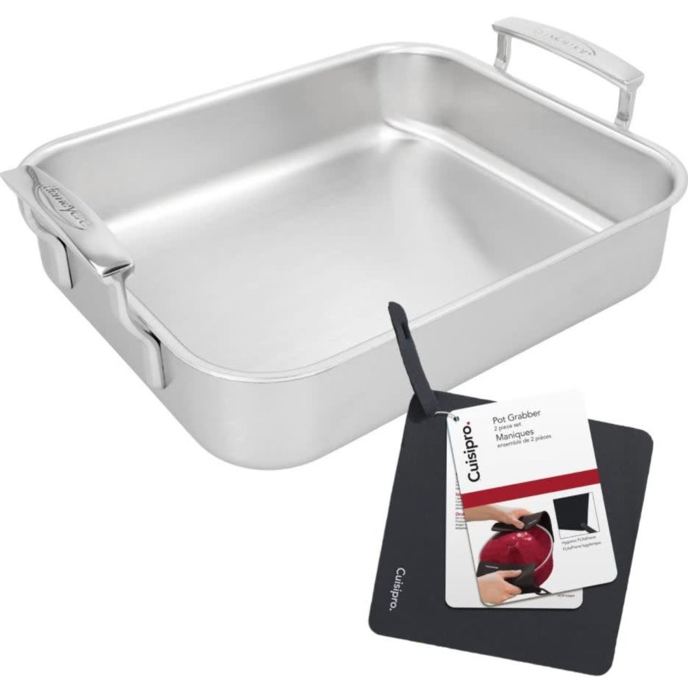 Demeyere Specialties 5 braadslede 32x26,5cm met gratis Cuisipro pannenlappen Demeyere Specialties 5 braadslede 32x26,5cm met gratis Cuisipro pannenlappen