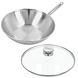 Demeyere Apollo 7 wok 30cm met gratis glazen deksel Demeyere Apollo 7 wok 30cm met gratis glazen deksel