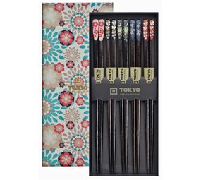 Tokyo Design Studio 5 sets of chopsticks Nippon Flora