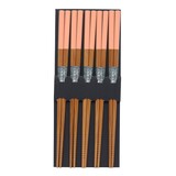 Tokyo Design Studio 5 sets of wooden chopsticks pink