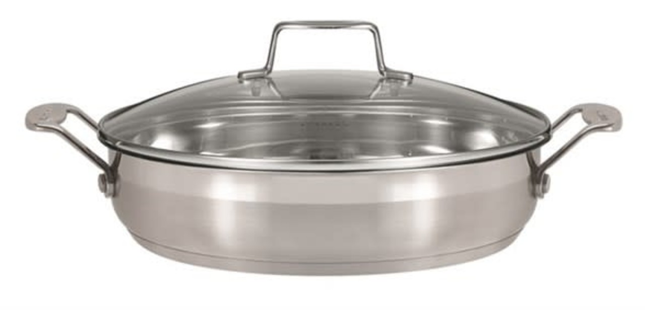 Scanpan Impact chef pan 32cm with glass lid Scanpan Impact chef pan 32cm with glass lid