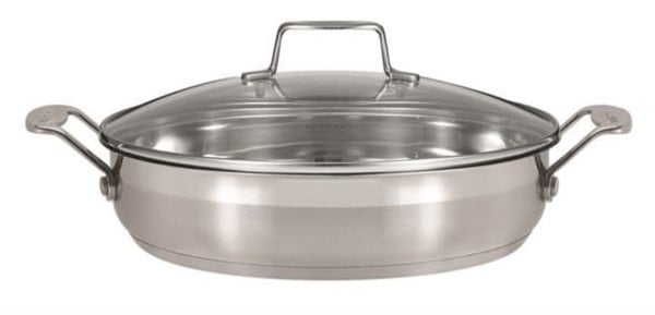 Scanpan Impact chef pan 32cm with glass lid Scanpan Impact chef pan 32cm with glass lid