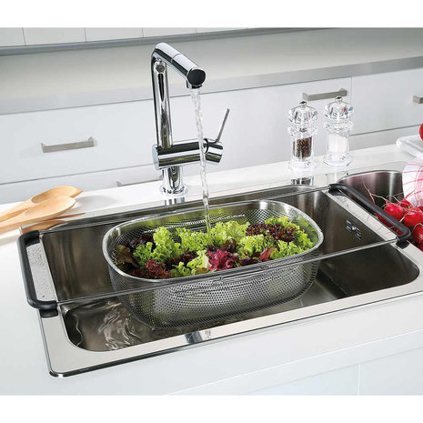 Küchenprofi Sink colander 34x24,5x11,5cm extendable up to 58cm