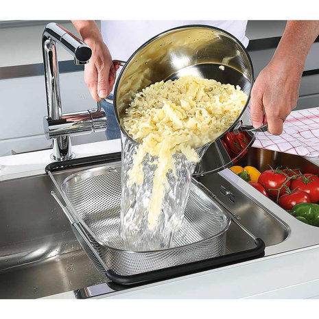 Küchenprofi Sink colander 34x24,5x11,5cm extendable up to 58cm