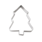 Decora Roestvrijstalen kerstboomvorm, 21 x 28 x 4.5 cm