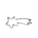 Decora Stainless steel comet star baking and dessert shape, 28 x 4.5 cm Decora Stainless steel comet star baking and dessert shape, 28 x 4.5 cm