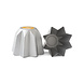 Decora Naadloze geanodiseerde aluminium stervormige pandoro-vorm, 1 kg