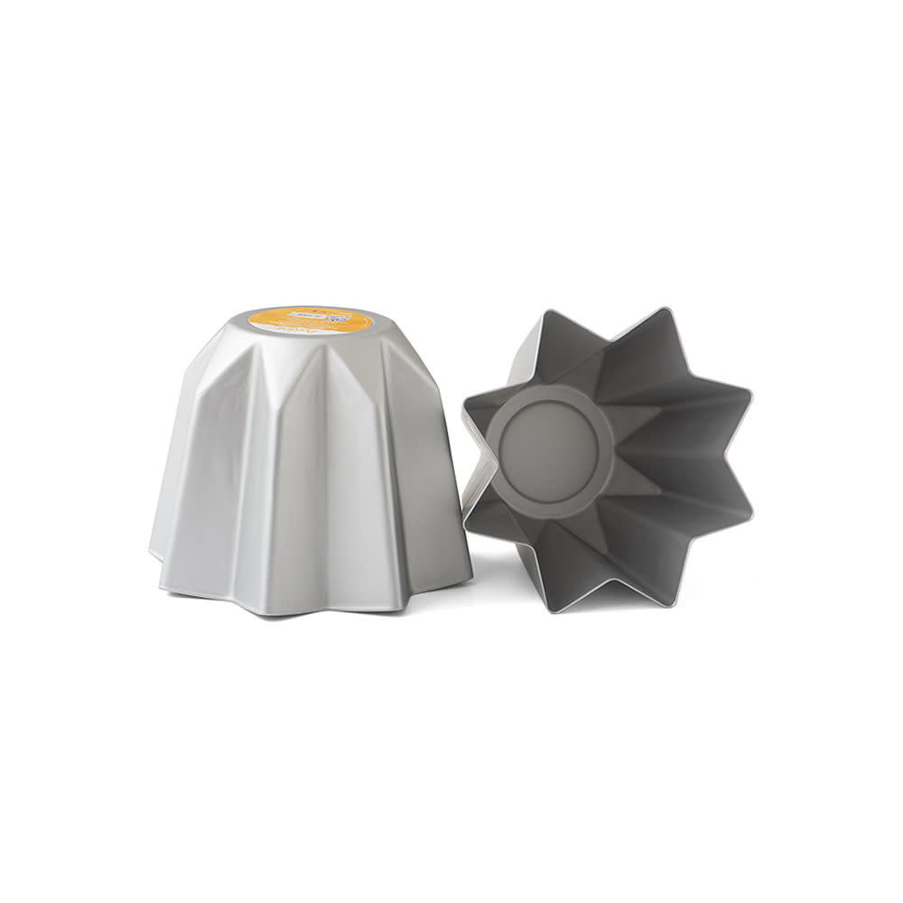 Decora Naadloze geanodiseerde aluminium stervormige pandoro-vorm, 750 g Decora Naadloze geanodiseerde aluminium stervormige pandoro-vorm, 750 g
