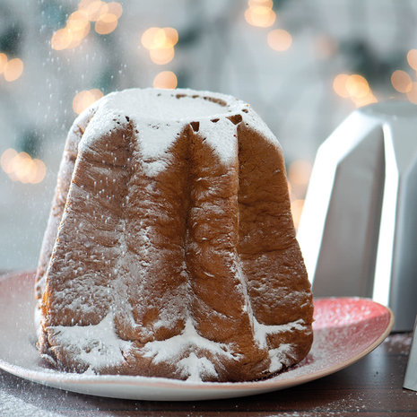 Decora Naadloze geanodiseerde aluminium stervormige pandoro-vorm, 750 g Decora Naadloze geanodiseerde aluminium stervormige pandoro-vorm, 750 g