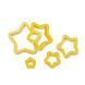 Decora Set van 5 plastic ster-uitstekers