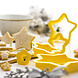 Decora Set van 5 plastic ster-uitstekers