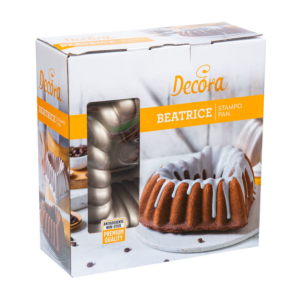 Decora Die-cast aluminum non-stick cake mold, Beatrice design, 28 x 27 x 10 cm Decora Die-cast aluminum non-stick cake mold, Beatrice design, 28 x 27 x 10 cm
