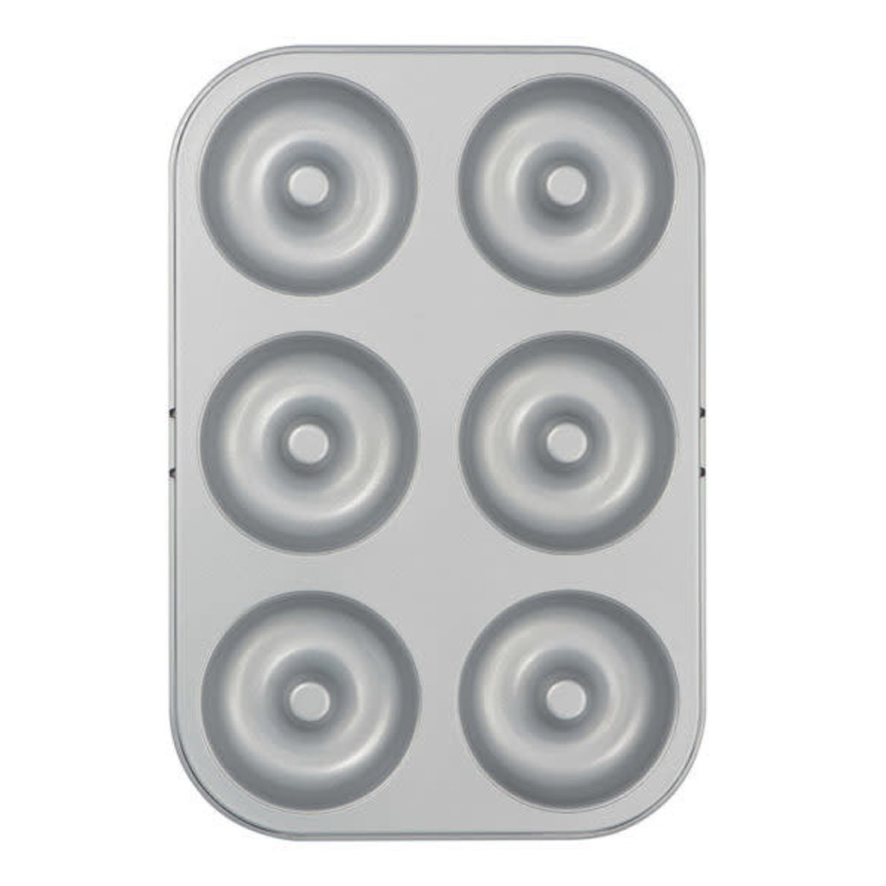 Decora Non-stick steel mold for 6 mini ring cakes, 18 x 27 cm