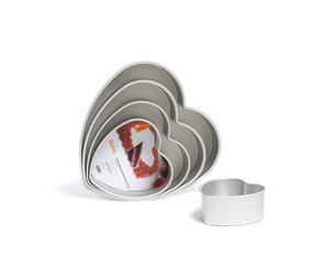 Decora Aluminium bakvorm hart 30cm (7,5cm hoog) Decora Aluminium bakvorm hart 30cm (7,5cm hoog)