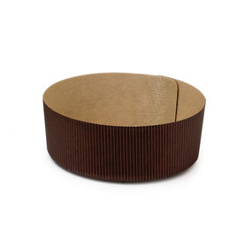 Decora Panettonevorm cellulosepapier 500g laag, 5 stuks  /6