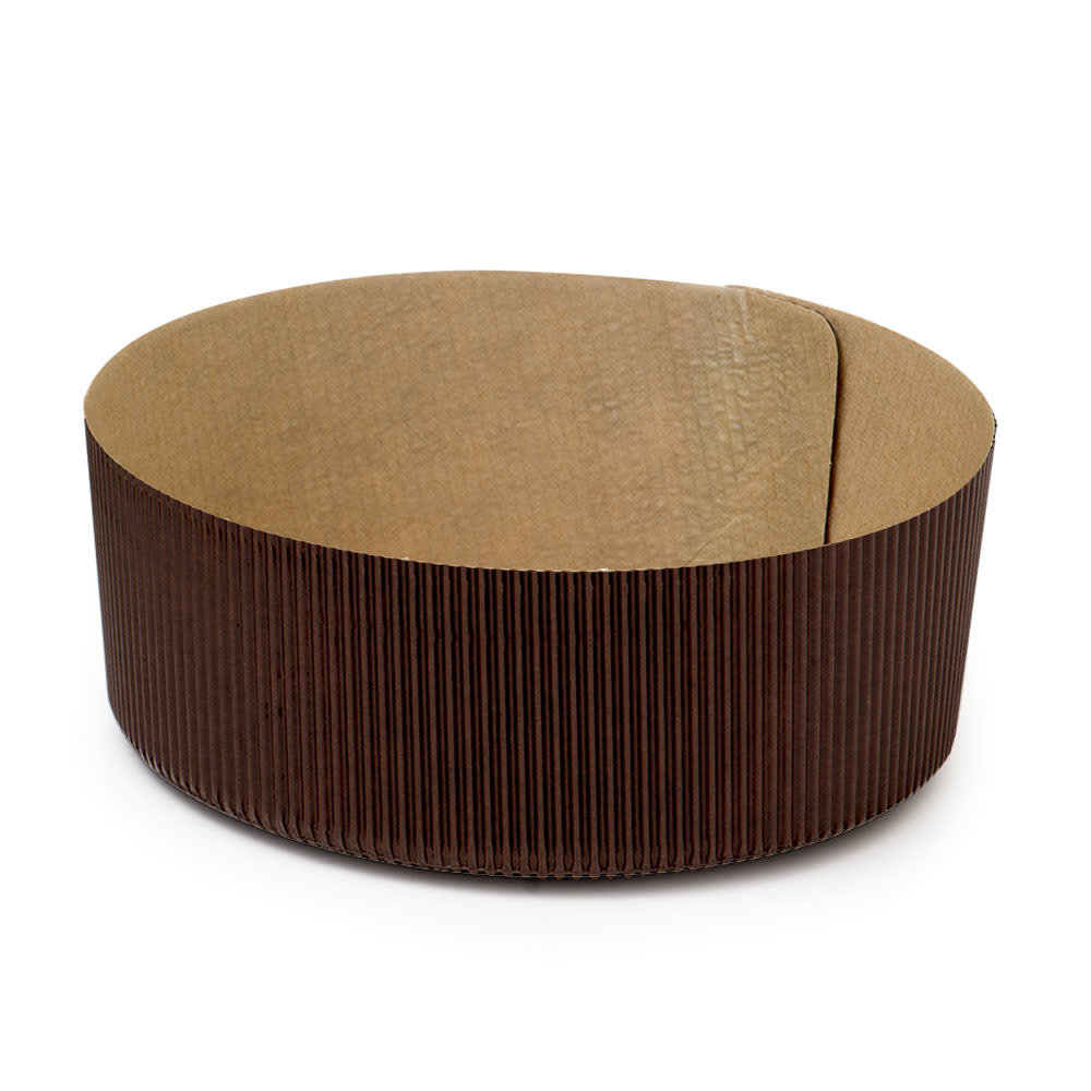 Decora Panettonevorm cellulosepapier 1kg laag, 5 stuks /6 Decora Panettonevorm cellulosepapier 1kg laag, 5 stuks /6