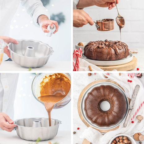 Decora Non-stick steel ring cake (ciambellone) mold, ⌀27 x 8.5 cm Decora Non-stick steel ring cake (ciambellone) mold, ⌀27 x 8.5 cm
