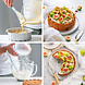 Decora Antiaanbak stalen charlotte-cakevorm, ⌀20 x 7 cm